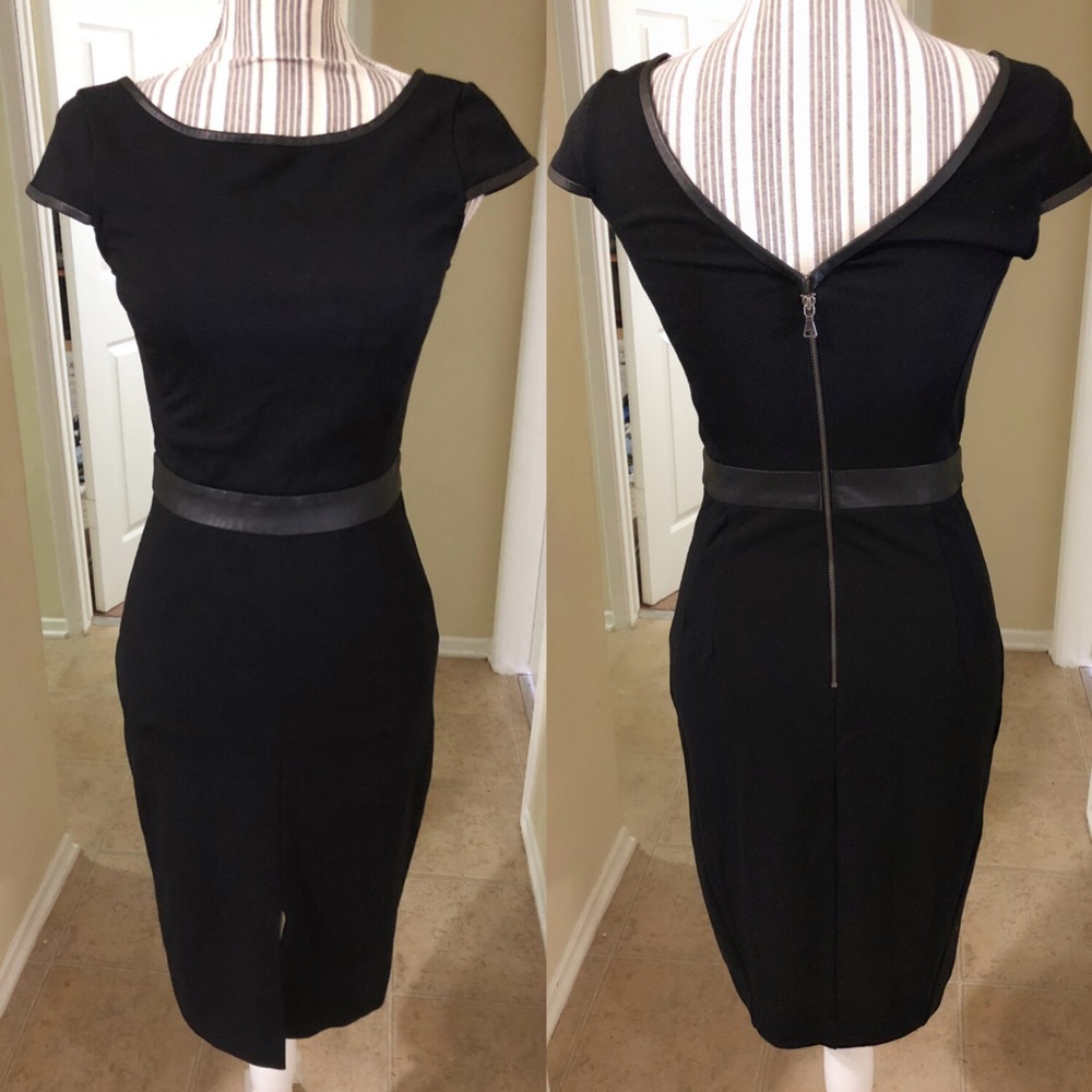 Black cocktail dress